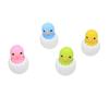 Supplies Correction Tool Cartoon Stationery Chicken Baby Eraser Eggshell Eraser Chicken Egg Erasers