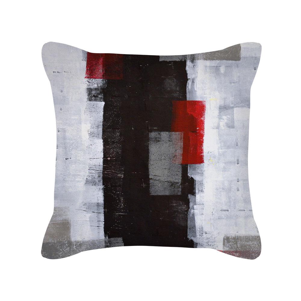 New European Style Golden Geometric Pattern Pillow Case Sofa Cushion Cover Home Supplies Pillow Case