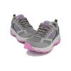 Skechers Comfortable Shock Absorbing Lightweight Low Top Running Shoes Women sneaker Gray Purple 128221C-GYPK