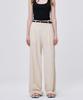 MALOUPE 2158 Nylon Wide Pants (Light Beige)