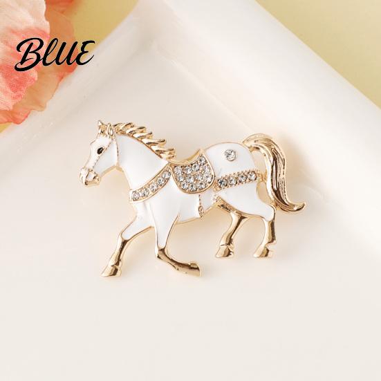 Equestrian Fashion Accessory 1/4Pcs Horse Brooch Alloy Enamel Pin