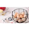 Kitchen Storage Metal Wire Egg Basket Farm Chicken Cover Egg Holder Nordic Fruit Container X3UC