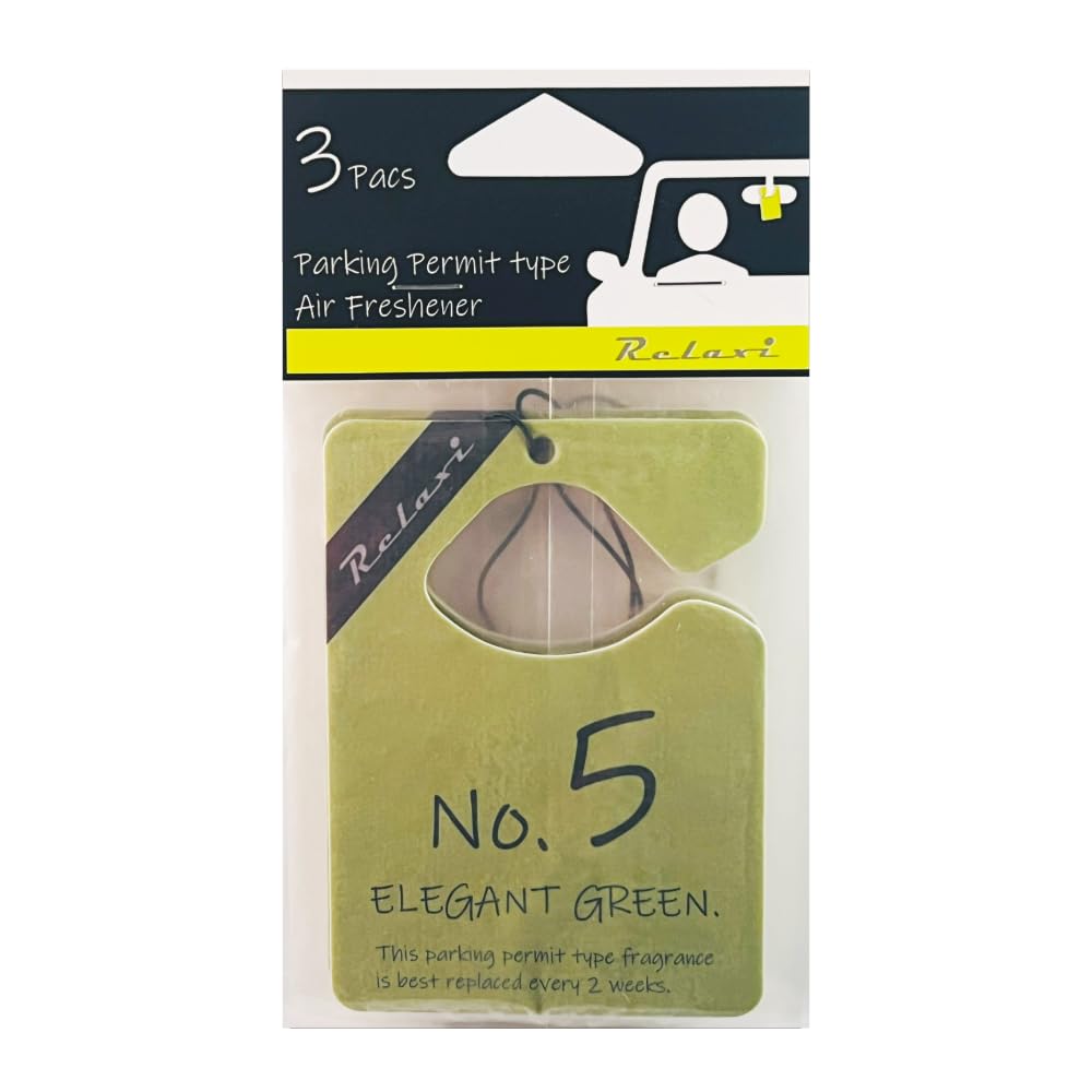 Relaxi Car Hanging , No.1 White Musk Scent, , Set of 3,