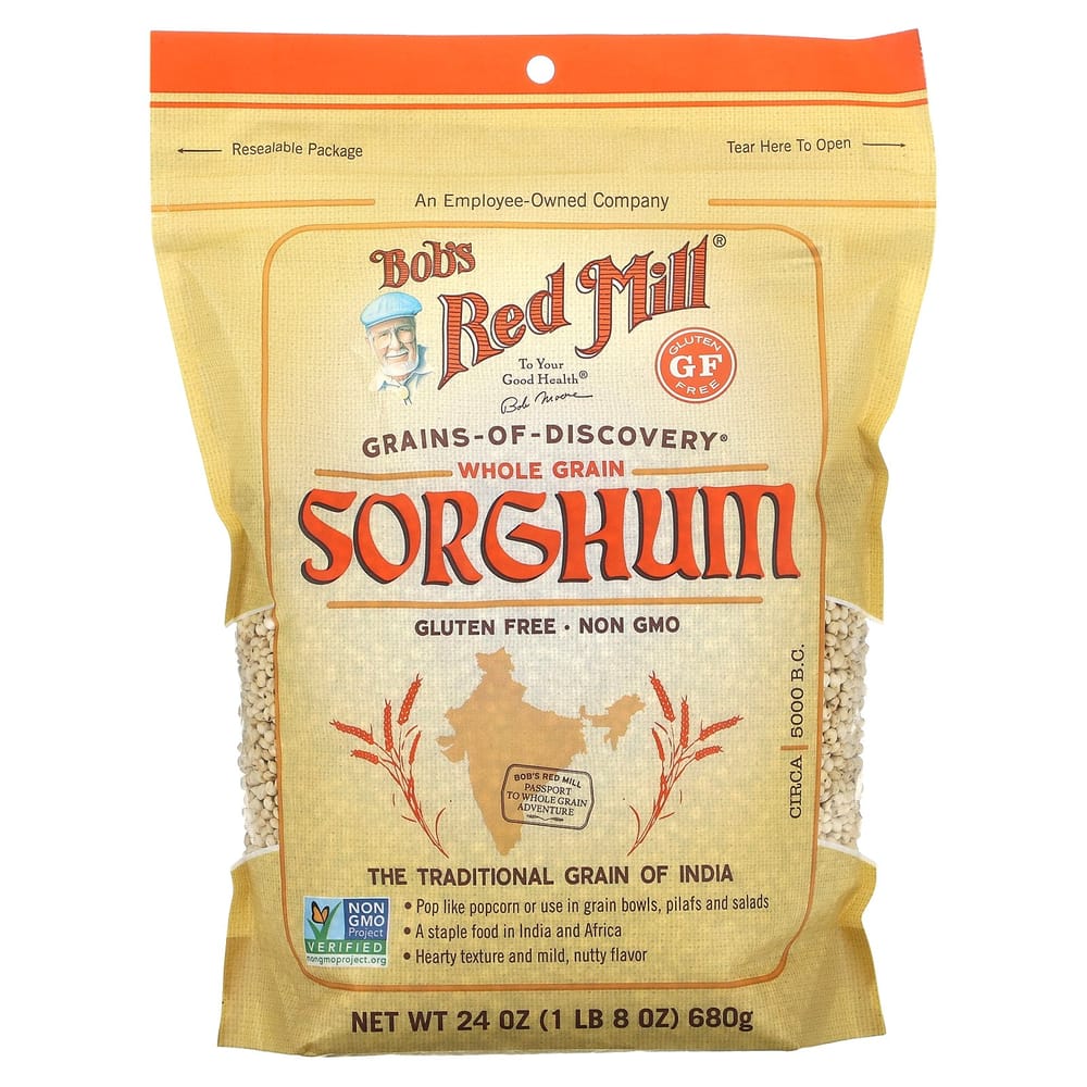 Bob s Red Mill Whole Grain Sorghum Flour, Gluten-Free, 680g (1 lb 8 oz)