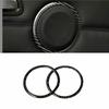 Loudspeaker 2pcs Car Accessories Car Door Carbon Fiber