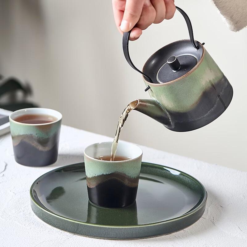 Yumian Chinese Light Luxury Stoneware Tea Set