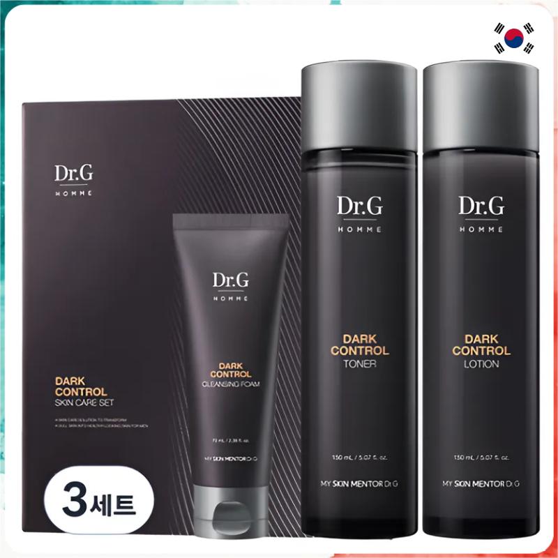 

Dr.G Homme Dark Control Toner 150 ml + Lotion 150 ml + Cleansing Foam 70 ml Set