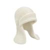 New plush ear protection hat, soft waxy lamb wool bag head hat, outdoor cold-proof ins wind girl feeling Lei Feng hat children