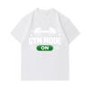 Mens 100% Cotton Crew Neck Short Sleeve T-Shirt, Casual Funny Gym Mode On Dumbbell Print Tees, Fitness Workout Athletic Pullover Tops for Daily Gym We