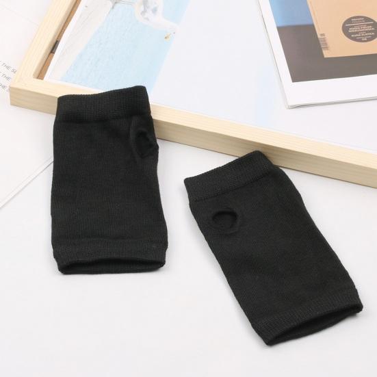 1 para jesienno-zimowych rękawic bez palców, dzianych, o wysokiej elastyczności, antypoślizgowych, ocieplaczy na nadgarstki, w jednolitym kolorze, utrzymujących ciepło, wiatroodpornych, do jazdy na rowerze, pisania, pisania na klawiaturze