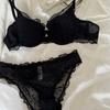 French Lace Women Underwear Sexy Hollow Thin Cup Push Up Bra Fashion Ladies Romantic Lingerie 4 Color Bras With Mesh Panties Set