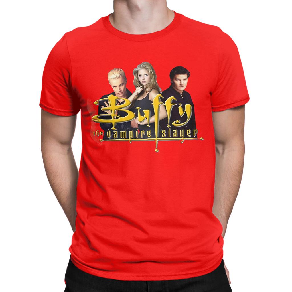 Buffy The Vampire Funny Graphic 100 Cotton Tshirt Buffy The Vampire Slayer Band Tops Tees For Unisex