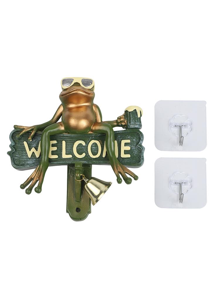 

Charming Door Accessory Frog Doorbell Resin Welcome Doorbell