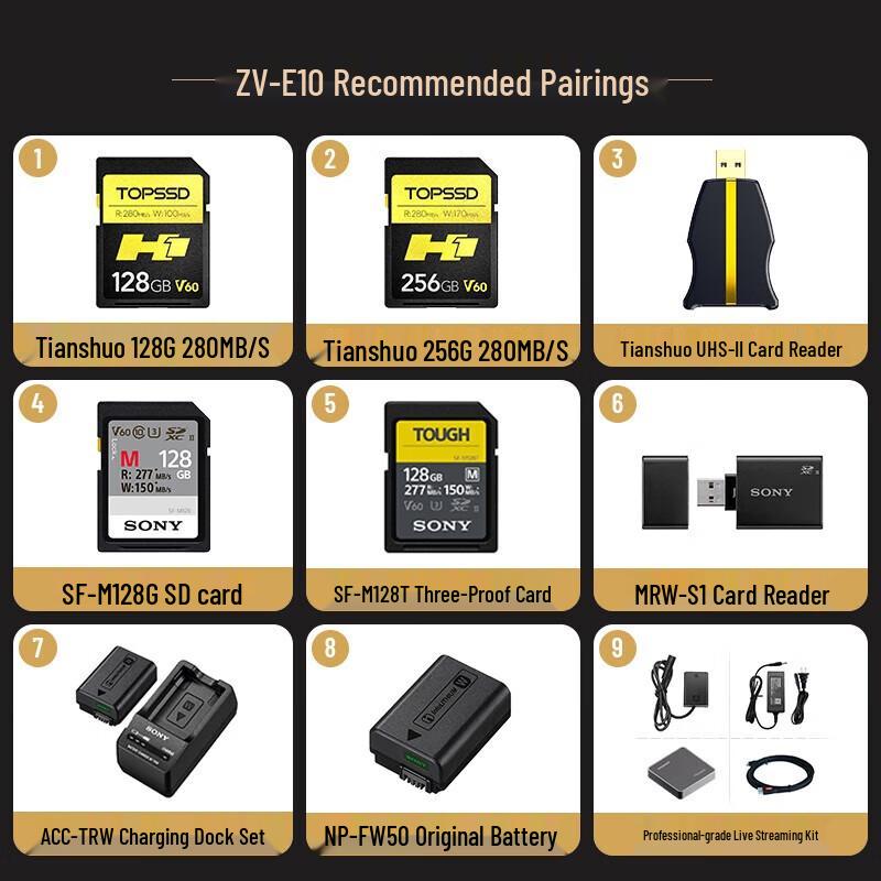 

Sony ZV-E10L APS-C Mirrorless Camera for Vlogging (CN version)