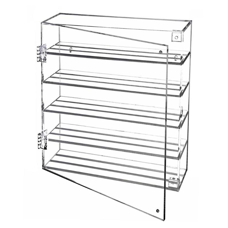 Clear Acrylic Coin Storage Case Portable Storage Box Elegantly Designed Desktop