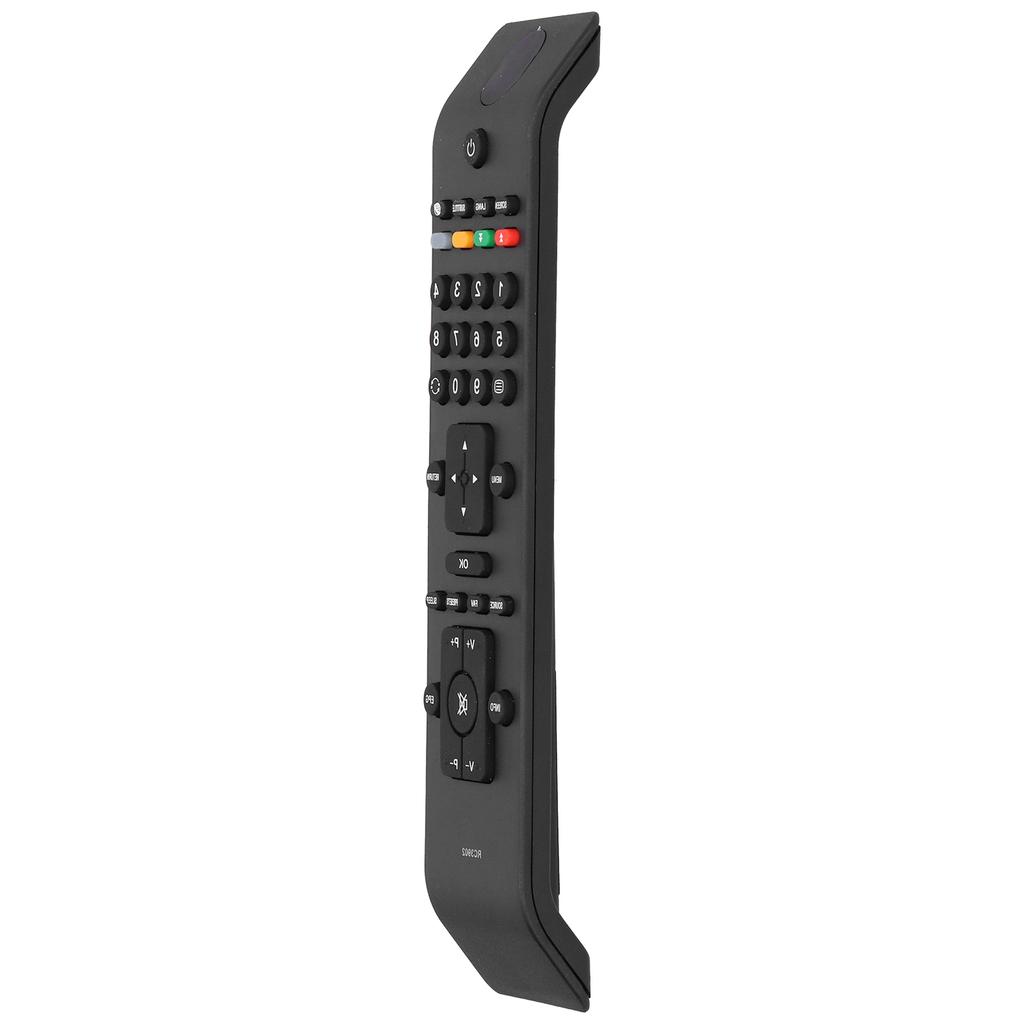 RC3902 Universal Big Button TV Remote Control Replacement ABS Black Durable Controller