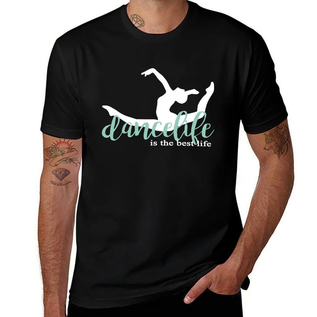 Dance Life Dancer Ballerina Tee Tshirt Big And Tall Solid Color Tshirt