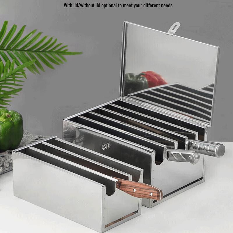 Xiyao Stainless Steel 5-Slot Magnetic Knife Holder