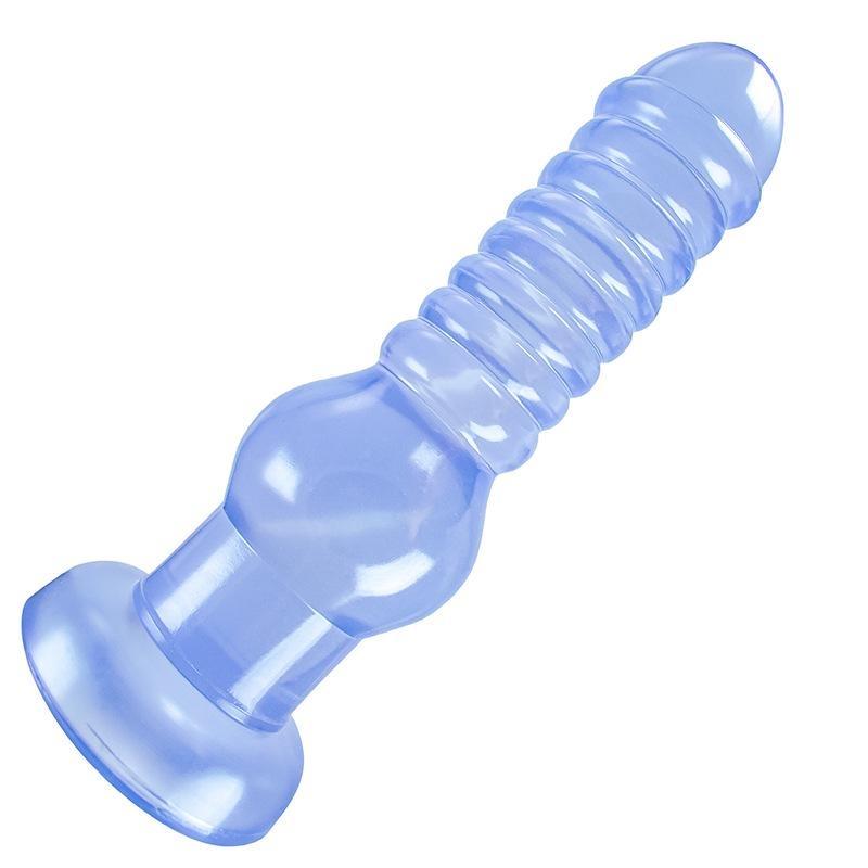 Závitový PVC Butt Plug Anální Expanzér Masturbátor Sexuální Hračka Velký Péro Fisting Strap on Kohout Gay Otrok Realistické Dildo