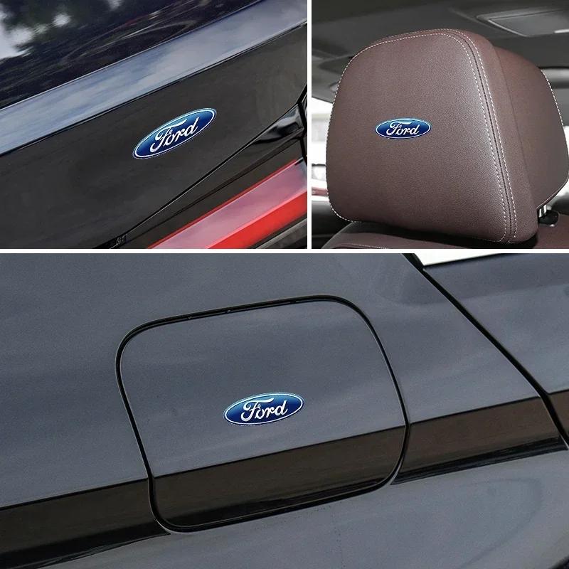 Autoaufkleber Heiß Für Ford Auto Rückspiegelaufkleber mit Logo Aufkleber Für Ford Focus 2 3 4 MK3 MK4 ST Mondeo Festiva Fusion S