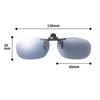 Swans Polarized Light Smoke Made in for Eyeglasses SCP-22_LSMK Sunglasses, Japan, Clip-on, Flip-Up,