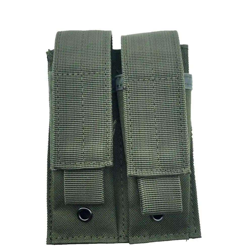 

New Molle Double Pistol Mag Pouch Single Double Stack Magazine for 9mm/.40 Calibers Gl 17 S&W M&P Sig 226 / 229 1911 зелений