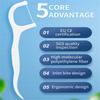 50/150/300PCS Dental Floss Dental Floss Picks Clean Between Teeth Interdental Brush Toothpick Floss Picks Oral Hygiene Care