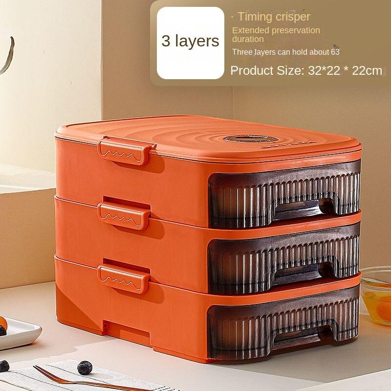 Cutie de depozitare pentru ouă cu tragere și împingere Suport pentru ouă de capacitate mare pentru frigider, cutii de depozitare pentru ouă în stare proaspătă de uz casnic