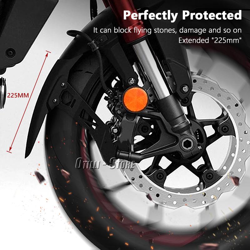 Motorcycle Accessories Splash Guard Extension Front Fender Mudguard Extender 3 Color For Honda CB 750 CB750 Hornet 2023 2024