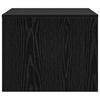 Coffee Table Black Oak Look 60 x 50 x 40 cm Engineered Wood