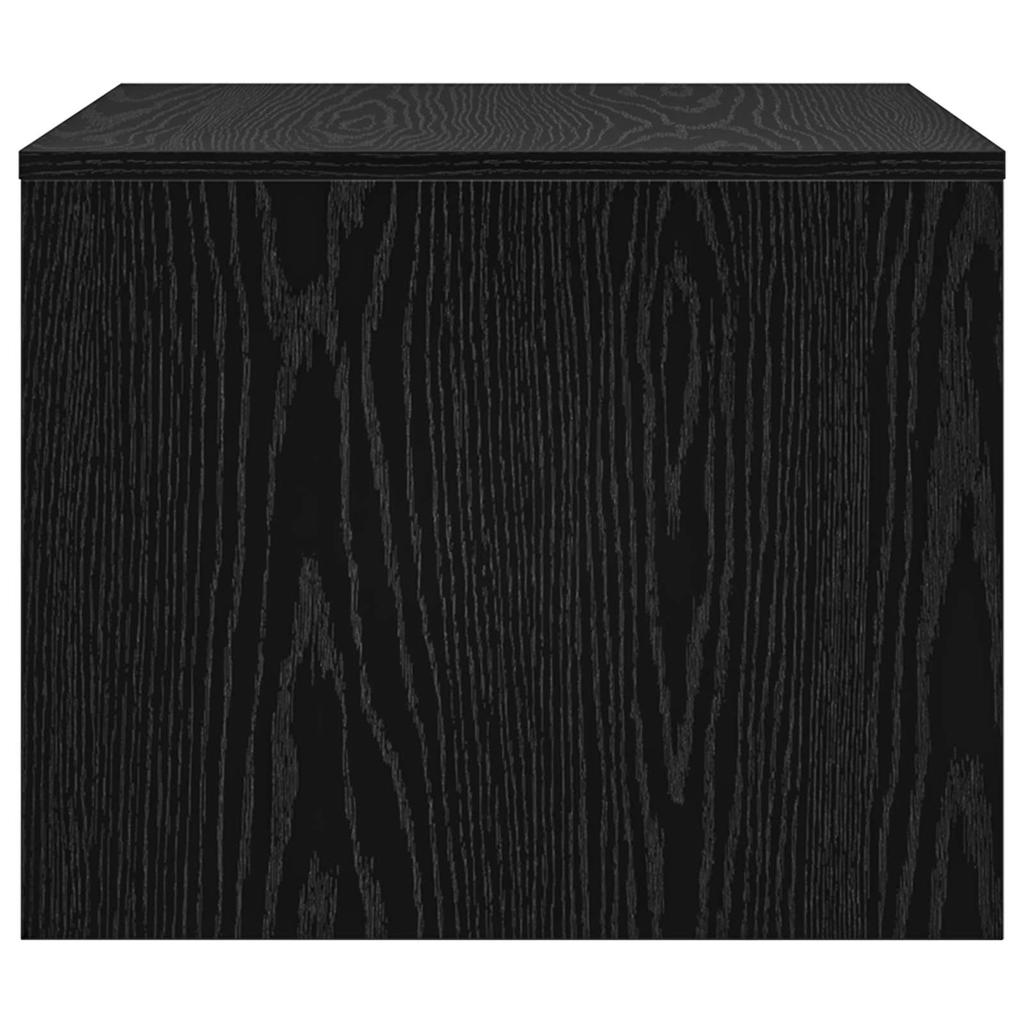 Coffee Table Black Oak Look 60 x 50 x 40 cm Engineered Wood