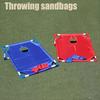 1 Set Portable Sandbag Throwing Game Kit - Foldable,  Suitable for Outdoor Parties, Camping and Backyard Fun - Includes 6 Sandbags