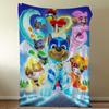 Blanket Throw Super Cosy Plush Living P-PAWS-ES Room Sofa Couch Childish CARTOON P-PatrolS-ES Birthday Gifts