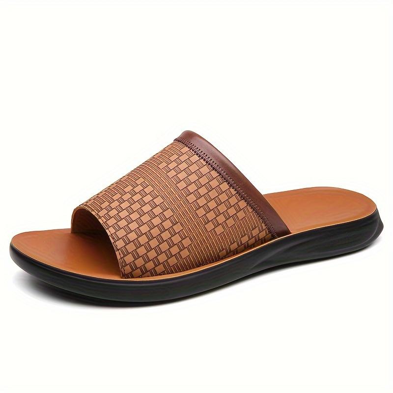 Men's Thin-Sole Lightweight Slippers, Simple, Stylish, Convenient, and Casual Sandals