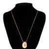 Multifuntional Comma Teardrop Necklace Fashion Necklace Alloy Texture Party and Celebration Necklace for Comfortable