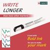 YAJNAS Whiteboard Markers  Assorted Ink Colours Markers for School & Office Stationery Items Markers, Set of 10 (Black-5
