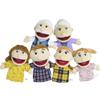 Open Full Mouth Family Hand Puppet Plush Doll Toy Storytelling Party Supplies