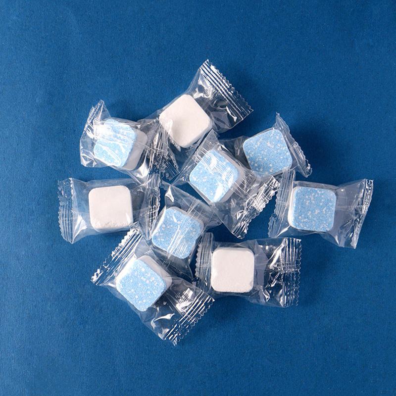 12PCS Washer Cleaning Tablets Multi-Model Suitability Deep Cleanse for Top Load and Front Load Machines