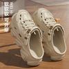 Student sandals hole shoes summer 2025 new outer wear dual-purpose beach sandals non-slip thick-soled sports explosion