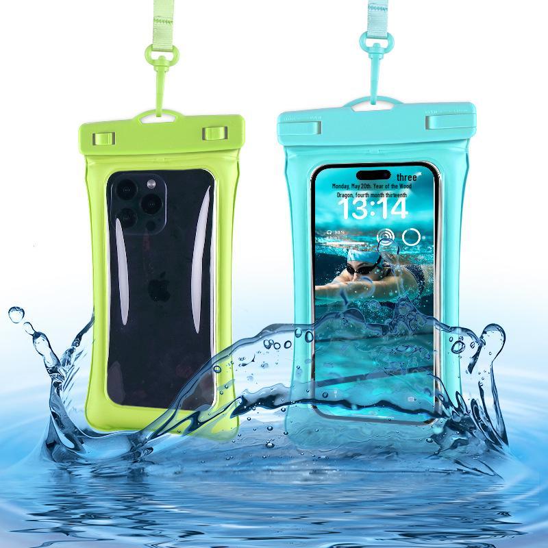 Floating Dual Airbag Waterproof Phone Case for Outdoor and Diving
