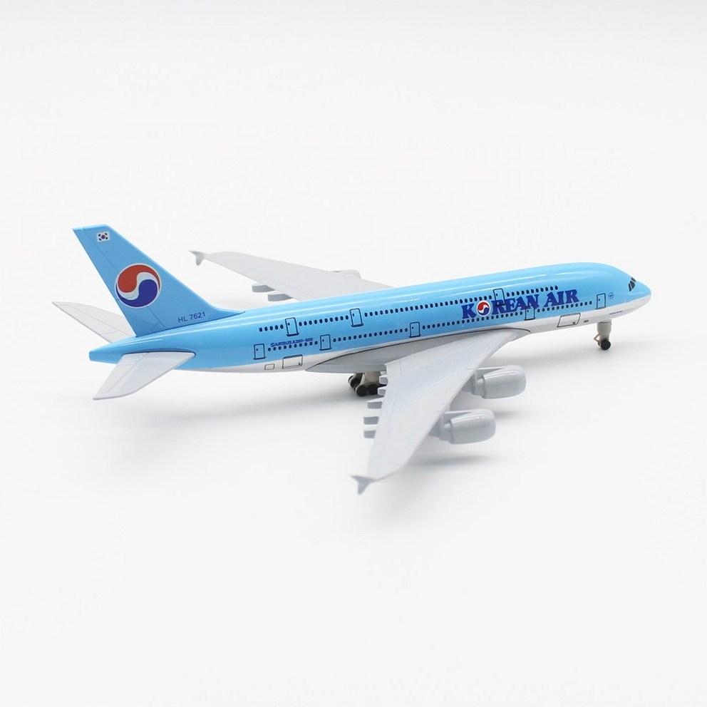 JJC Korean Air A380 Die-cast Model Airplane (1:300 Scale, 20cm) - Premium Collectible Aircraft Display