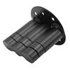 Gas Can Mount RX DLX PM Black Electrophoretic Coating Strong Strength Fuel Container Mount for Motorcycle