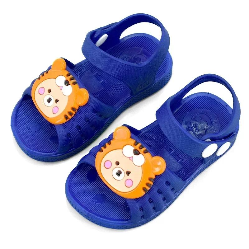 Baby Girls Shoes Hole Sandals 2025 New Children‘s Shoes Beach Indoor Cute Non-slip Soft Bottom Sandals Kids Sandals