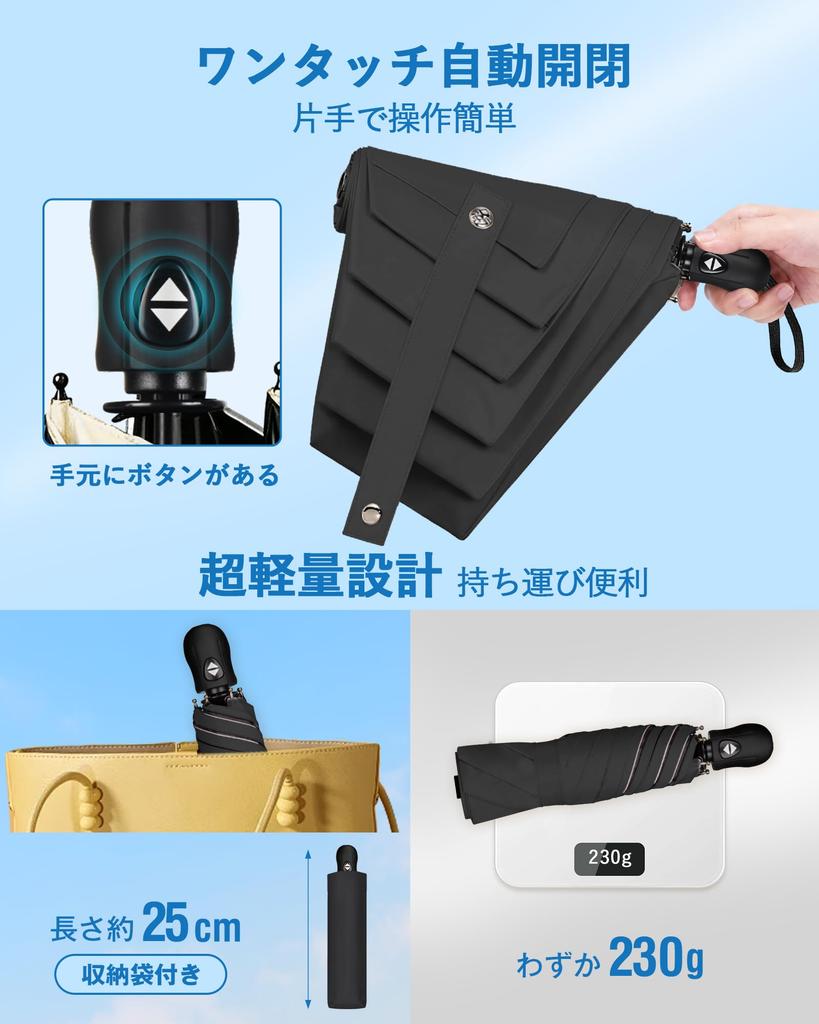 VARNIC Parasol UV Complete Sun Sunburn Foldable Heatstroke Prevention [JIS Certified, 100% Protection, Protection] UPF50+, Prevention, Umbrella,