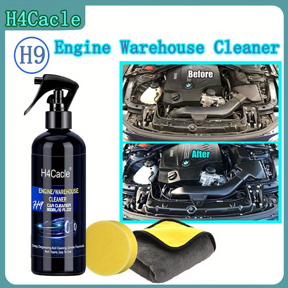 H9 Car Engine Compartment Degreaser Foaming No Wipe Head Water Degreaser Remove Heavy Duty Grease No Wash