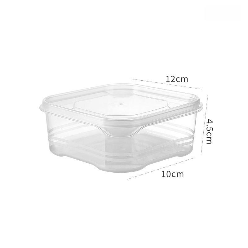 1pc Fridge Storage Box Organizer Fresh Keeping Fridge Freezer Meat Vegetables Fruits Sealed Box Container Heatable 350ML