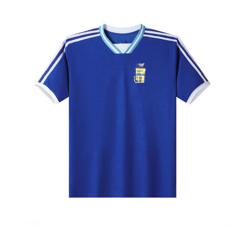 Off-topic Cross-border Spanish and Polish Vintage Poland, Mexico, and Wales Vintage Jerseys, Loose Short-sleeved Football Jerseys