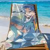 Game Seed Zenless Zone Zero Towel Sports Quick Dry Travel Camping Gear Sandproof Soft Light Large Beach Towel