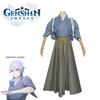 Genshin Impact Kamizato Ayato Cosplay Costume Kimono Outfits Halloween Carnival