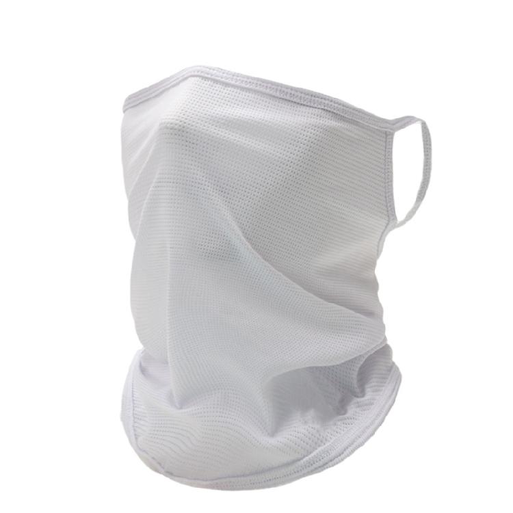 

Sunproof Nylon Face Mask Comfortable Face Coverage Sunscreen Mask For Cycling Running And Summer Daily Wear белый